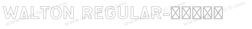Walton Regular字体转换